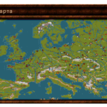 Детальная карта Европы 17-18вв.
